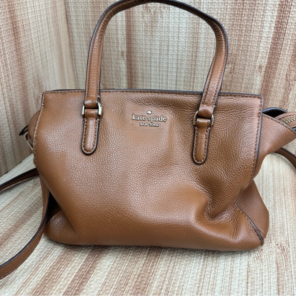 Kate Spade Tan Leather Satchel
